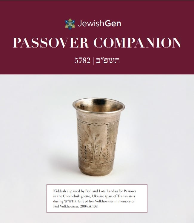 JewishGen Passover Companion 2022