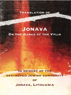 Cover: Jonava On the Banks of the Vylia; In memory of the destroyed Jewish community of Jonava, Lithuania