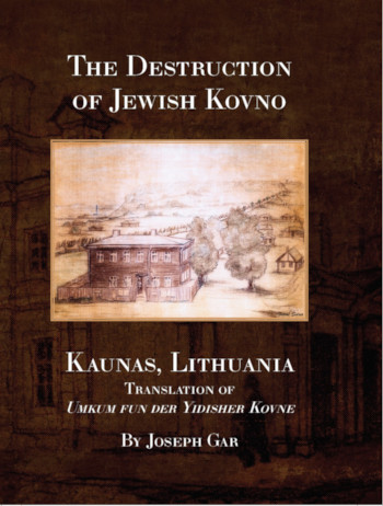 Cover: Destruction of Jewish Kovno