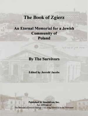 Cover: The Book of Zgierz- An Eternal Memorial for a Jewish Community in Poland
